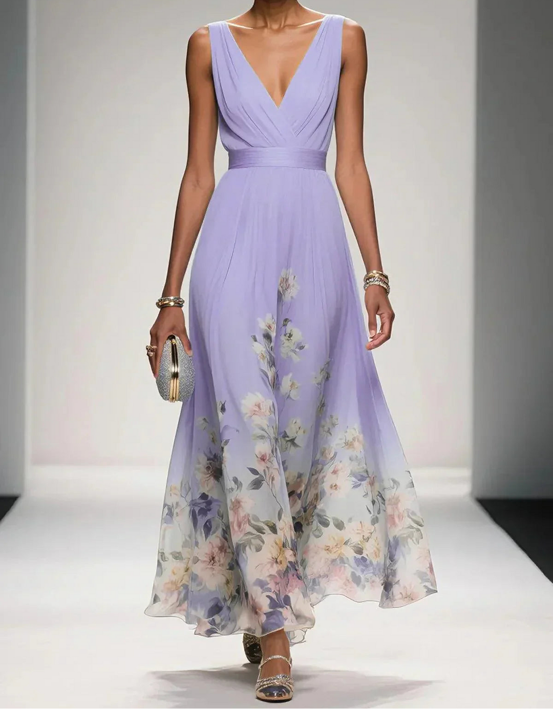 Roselyn™ | Floral Maxi Dress