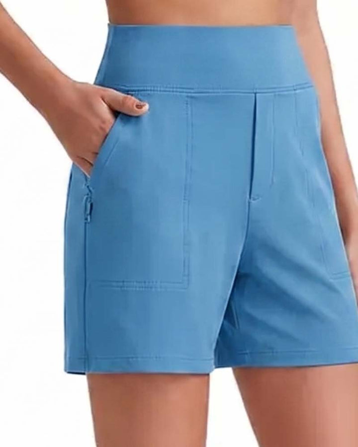 Veloura | High-Waisted Walking Shorts