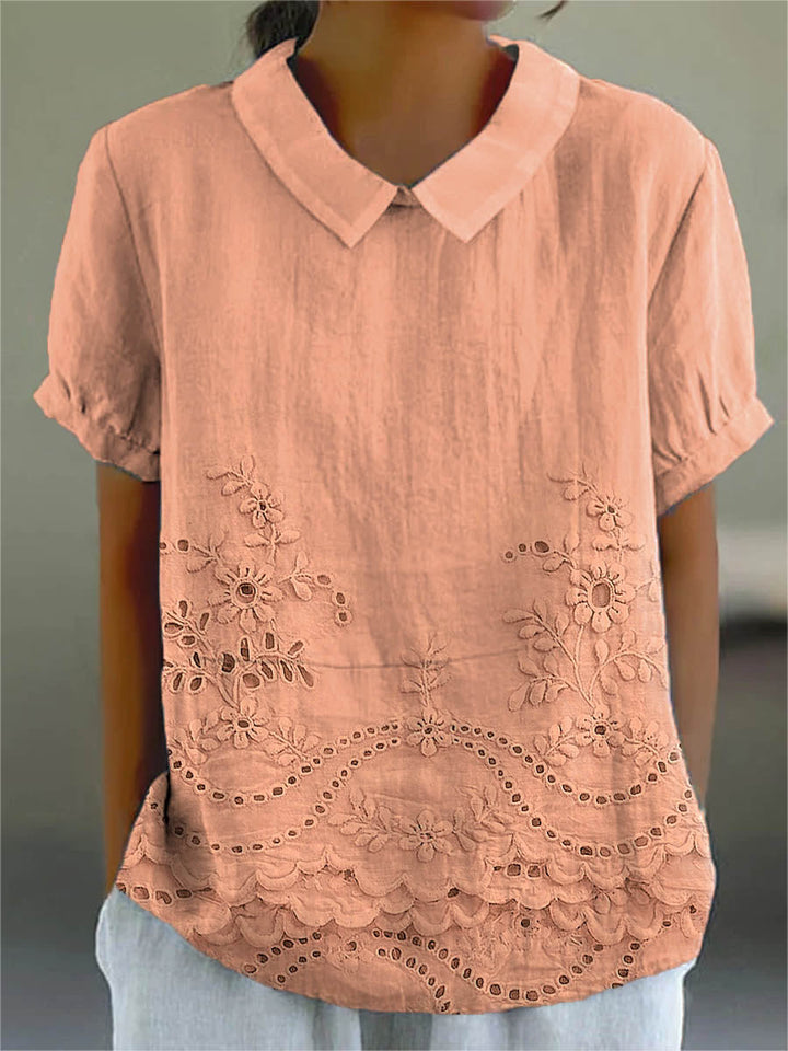 Elise™ | Flattering Embroidered Blouse