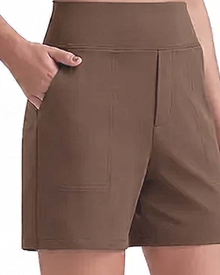 Veloura | High-Waisted Walking Shorts