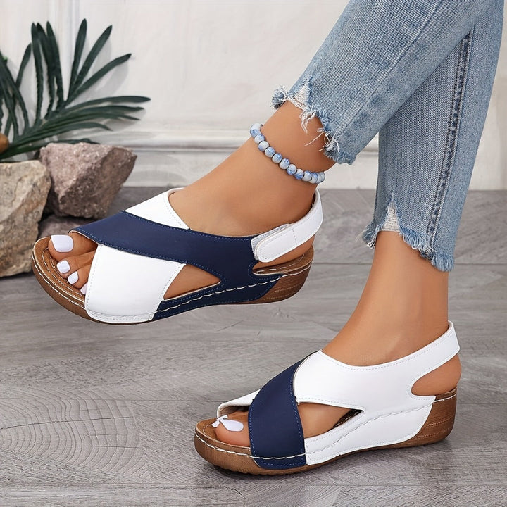 Elisa™ | Supportive Wedge Sandals