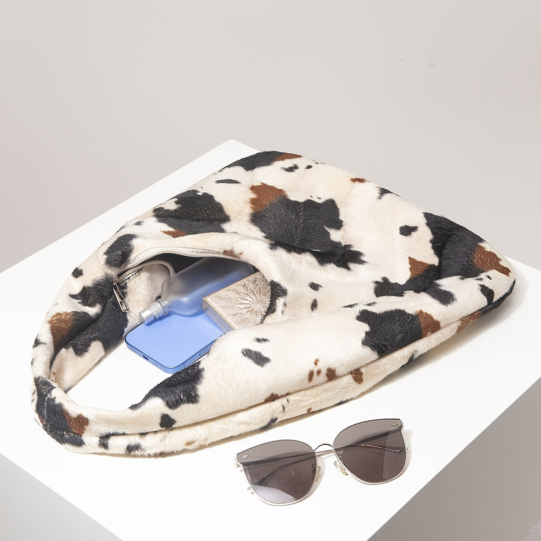 Romilly | Cow Print Shoulder Bag