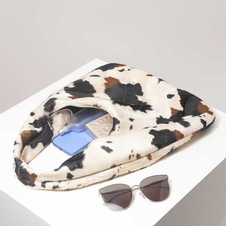 Romilly | Cow Print Shoulder Bag