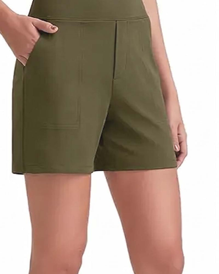 Veloura | High-Waisted Walking Shorts
