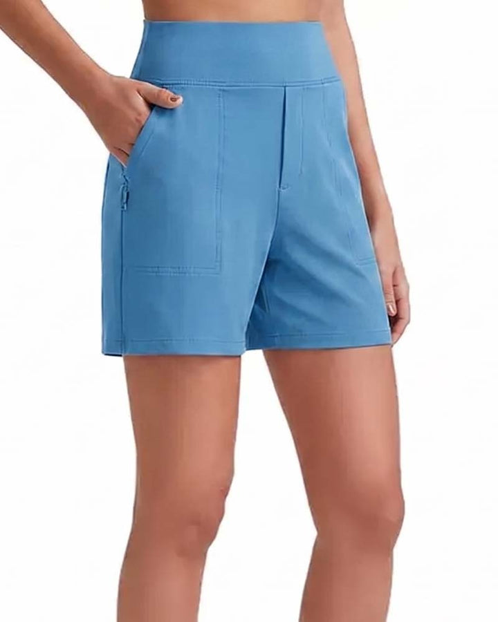 Veloura | High-Waisted Walking Shorts
