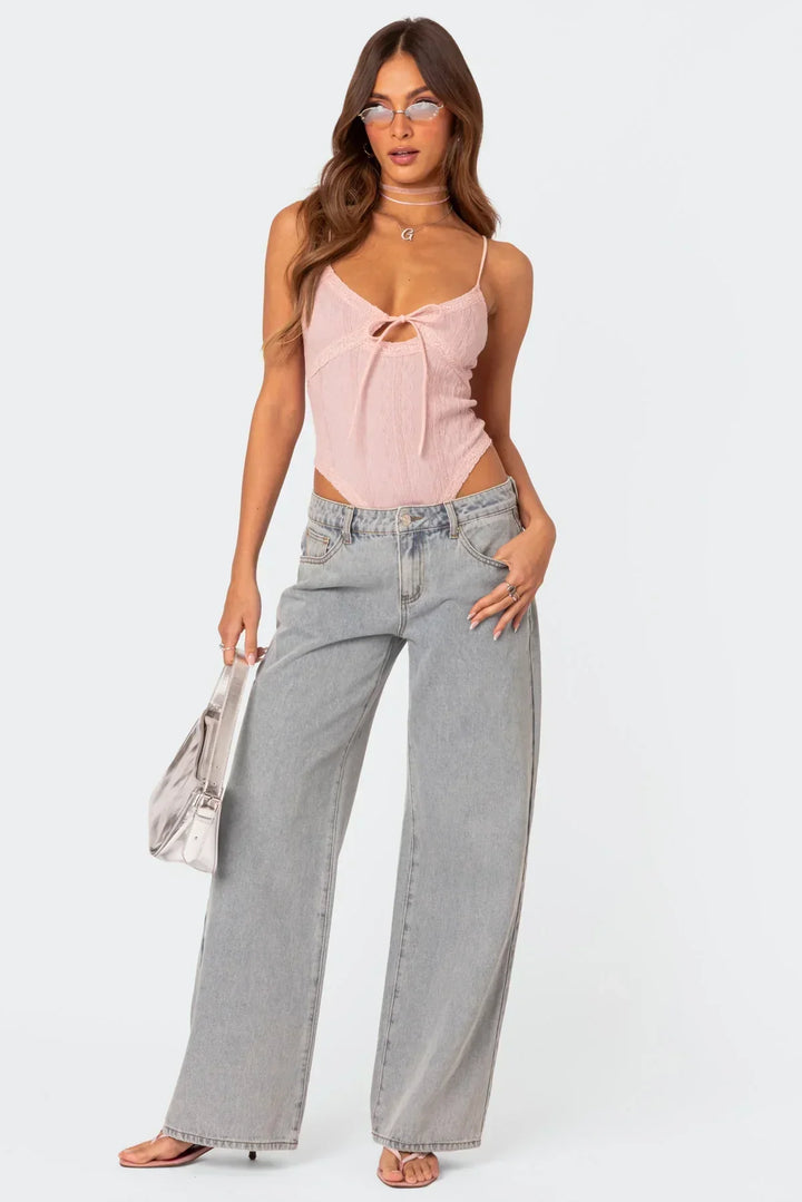 KATE | Bow Jeans
