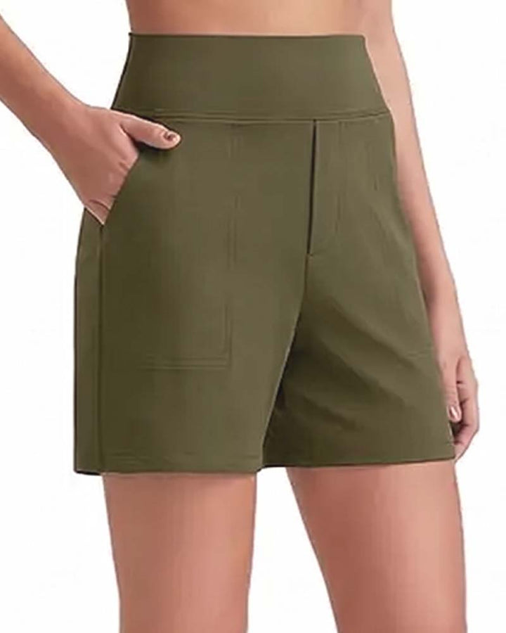 Veloura | High-Waisted Walking Shorts