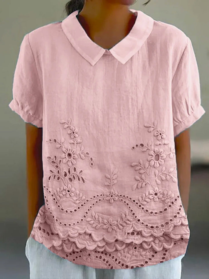 Elise™ | Flattering Embroidered Blouse