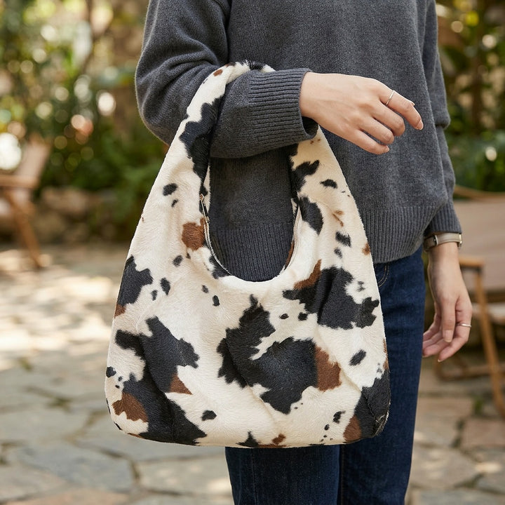 Romilly | Cow Print Shoulder Bag