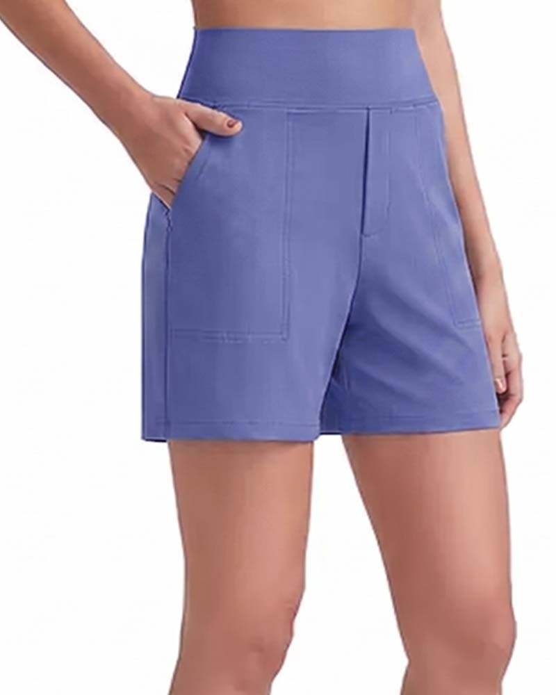 Veloura | High-Waisted Walking Shorts