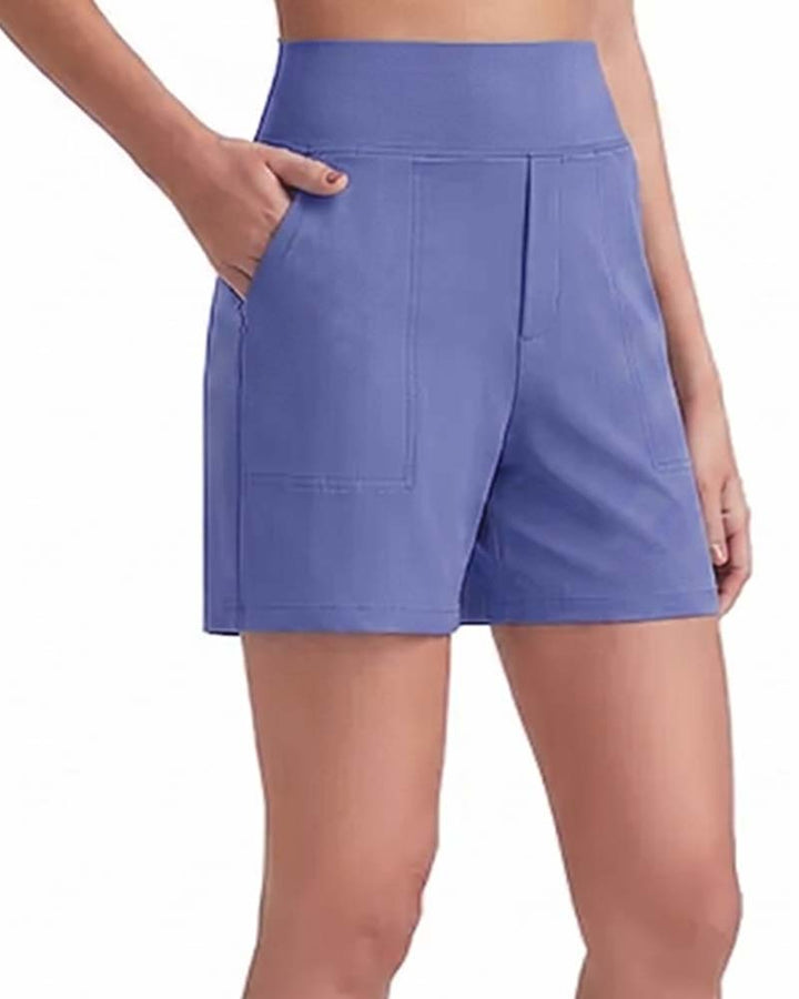 Veloura | High-Waisted Walking Shorts