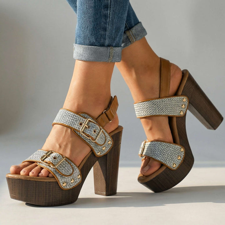 Vanessa™ | Platform Buckle Heels