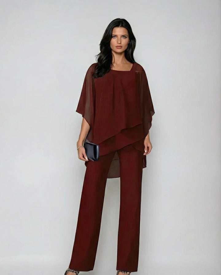Elena™ | Elegant Layered Two-Piece Set