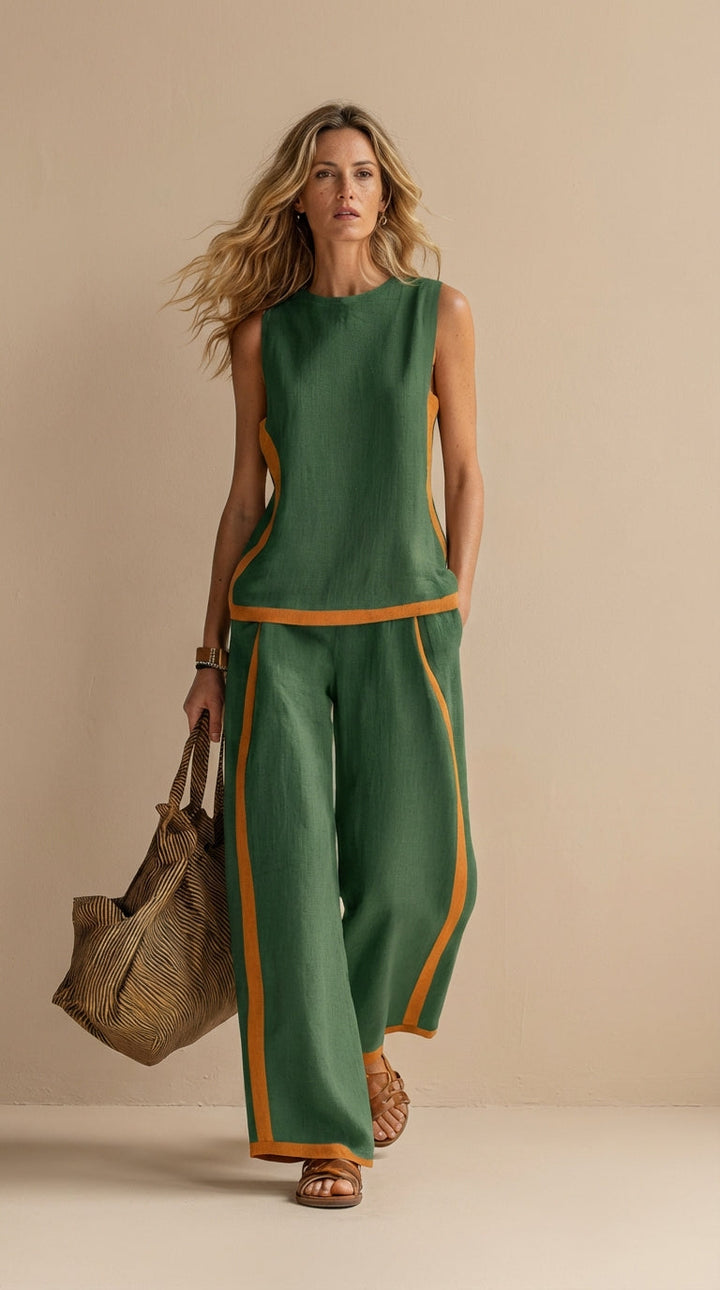 Olivia™ | Contrast Two-Piece Set