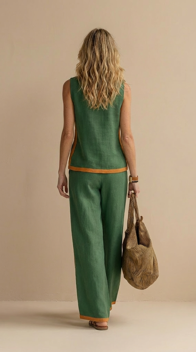 Olivia™ | Contrast Two-Piece Set