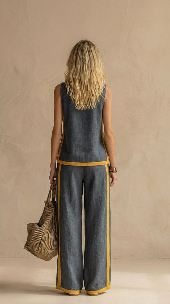 Olivia™ | Contrast Two-Piece Set