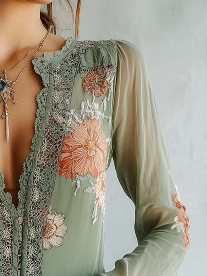 BOHEMIAN | Floral Printed Blouse
