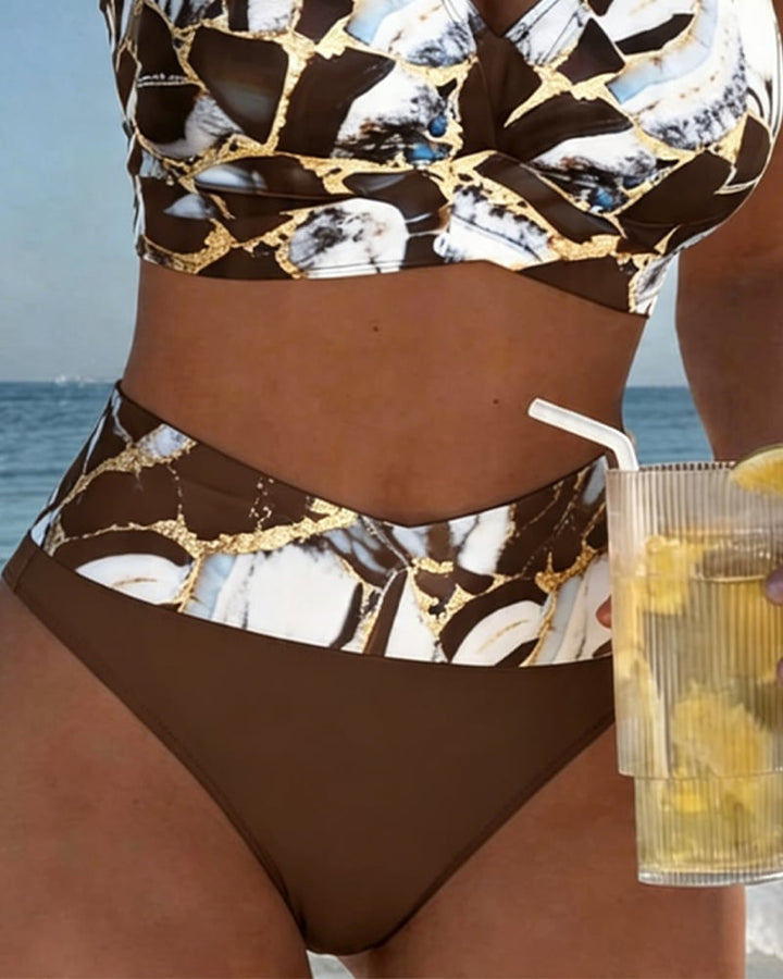 Isla | Bra-Style Plaid Bikini Set