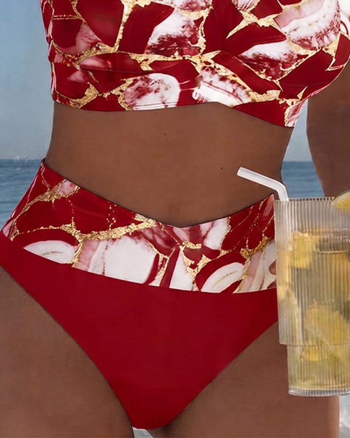 Isla | Bra-Style Plaid Bikini Set