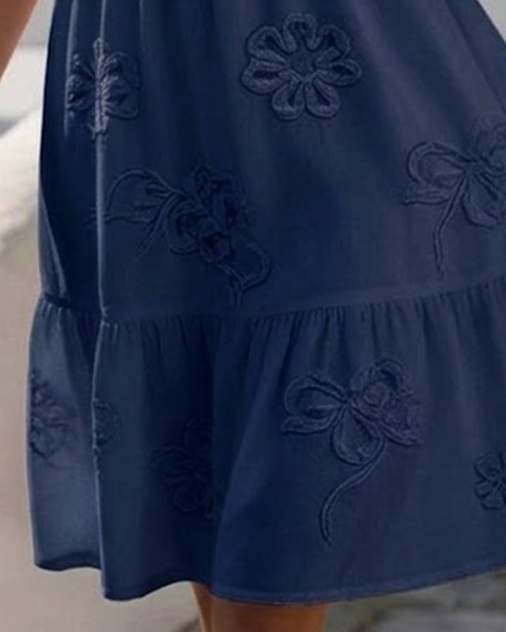 Elara | Floral Puff Sleeve Dress