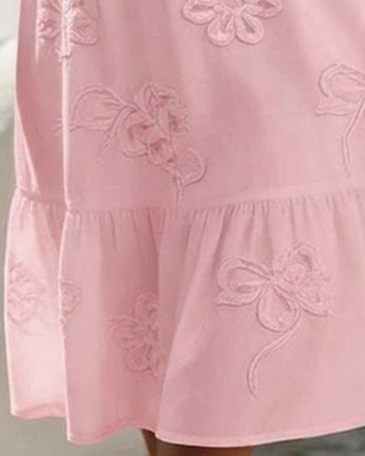 Elara | Floral Puff Sleeve Dress