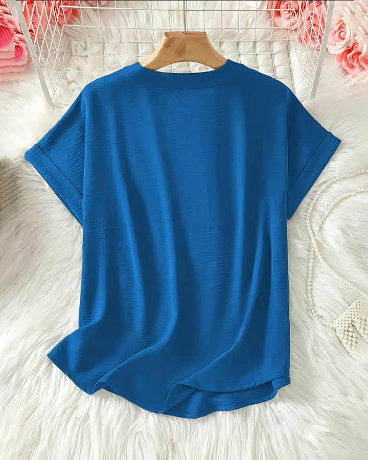 Lydia | Relaxed V-Neck Blouse