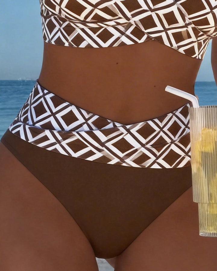 Freya | Bra-Style Check Bikini Set