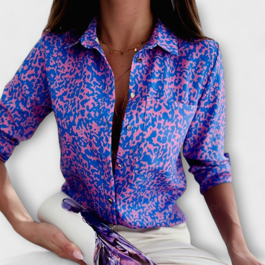 Velmira – Blouse with Classic Collar